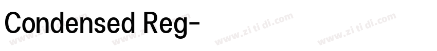Condensed Reg字体转换